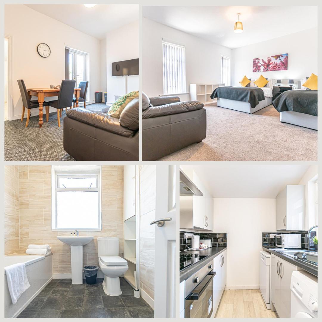 Modern 3Br House In Ince Ideal For Contractors & Long Stays Wigan Exterior foto